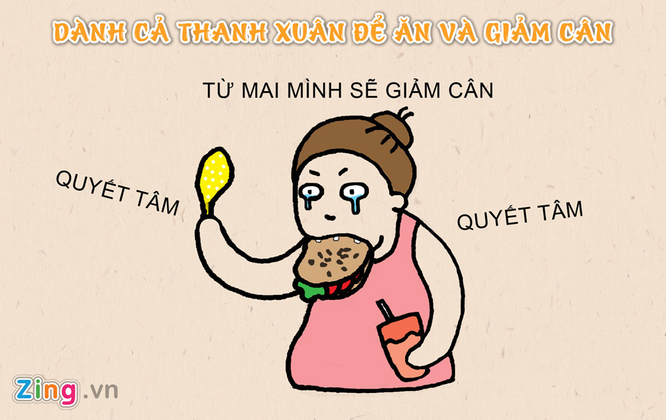 Vì đồ ăn ngon, cái giá phải trả là đống mỡ thừa trên người cũng đáng lắm!