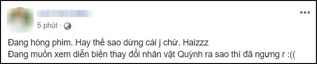 Mọi người đều hy vọng rằng một bộ phim "đáng xem" như "Quỳnh Búp Bê" sẽ tiếp tục được phát sóng.