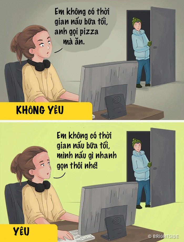 Người ấy chú ý lắng nghe những gì thực sự quan trọng với bạn