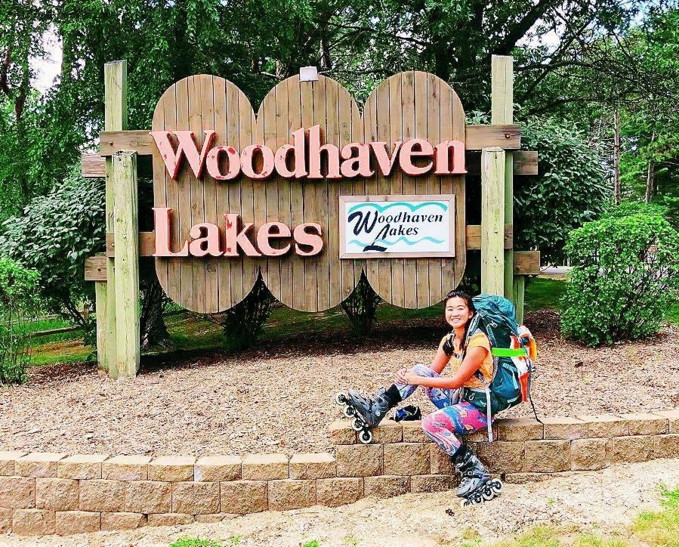 Co gai 23 tuoi truot patin “phuot” xuyen nuoc My khi khong mot xu dinh tui-Hinh-5