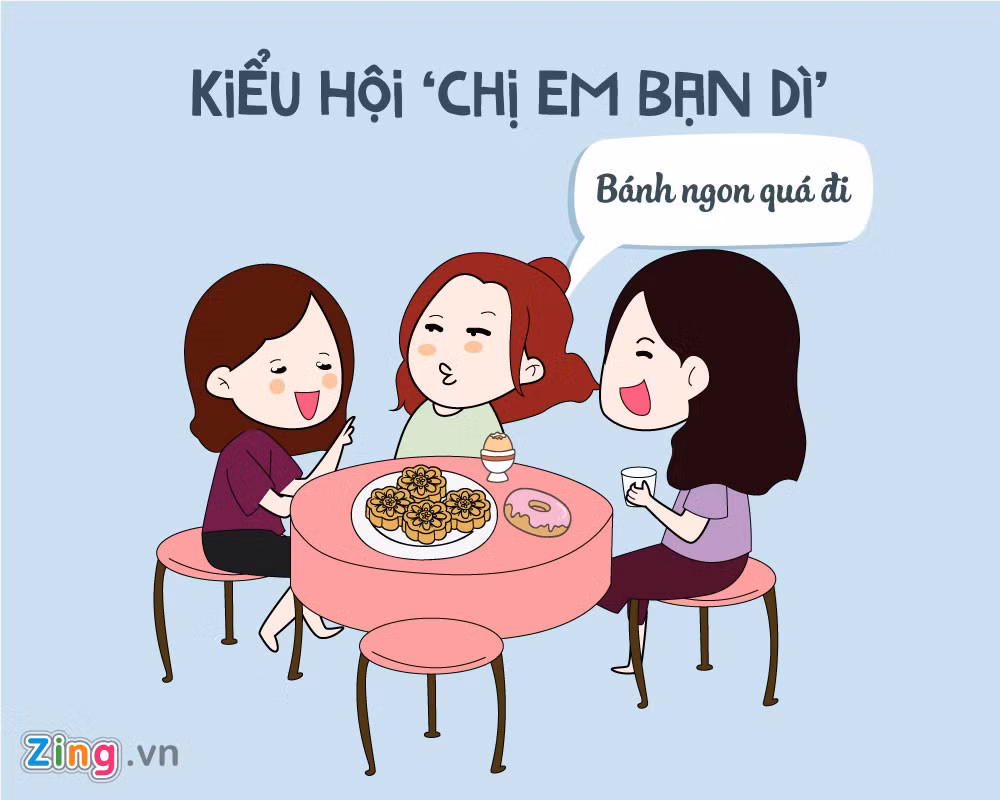 Với nhiều cô gái sống xa quê hoặc không ở cạnh gia đình, một buổi tụ tập cùng bạn bè ăn bánh Trung thu, uống trà sẽ là một ý tưởng không tồi.