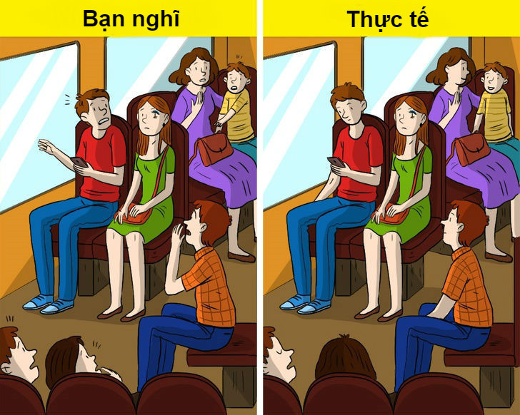 Nhiều người thường rơi vào trạng thái tự ti và sợ hãi vì cho rằng mọi người chú ý đến mình thường xuyên, nói cách khác là "soi". Chẳng hạn, một cô gái mắc lỗi trang điểm, lo sợ mọi người phát hiện sẽ cười cợt, chế giễu. Thực tế, những người xung quanh chưa chắc đã để ý đến lỗi đó đâu.