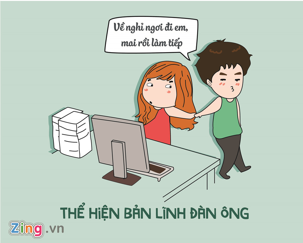 Chẳng phải con trai luôn muốn thể hiện bản lĩnh, khí phách đàn ông đó sao? Thoải mái thể hiện đi, hãy để các cô gái có cảm giác mình được che chở và bảo vệ bởi một chàng trai có bản lĩnh.