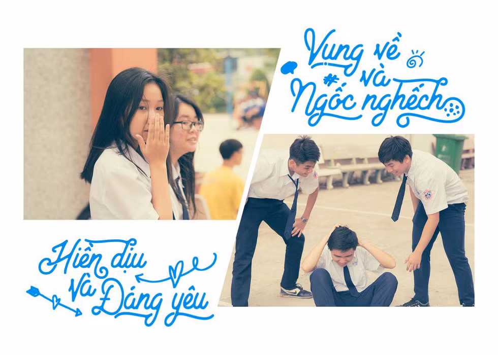 Vụng về và ngốc nghếch, hiền dịu và đáng yêu