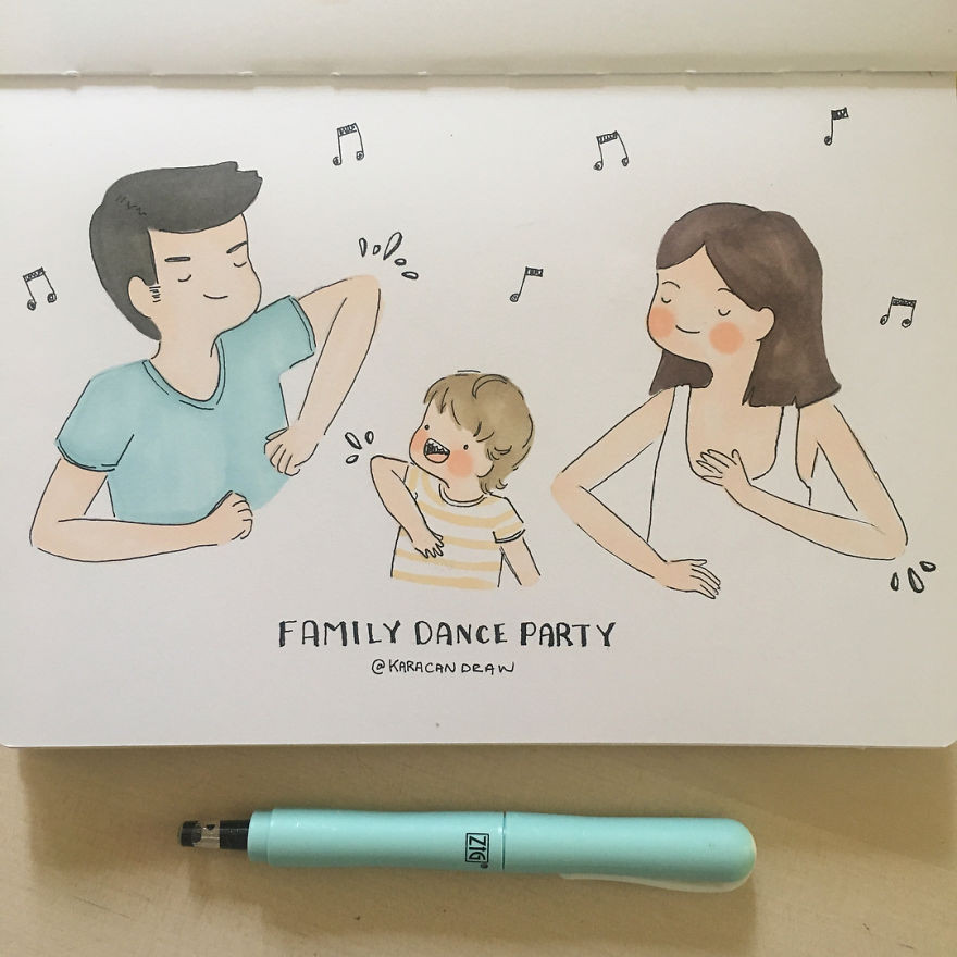 Gia đình dường như rộn ràng hơn khi có sự xuất hiện của con.