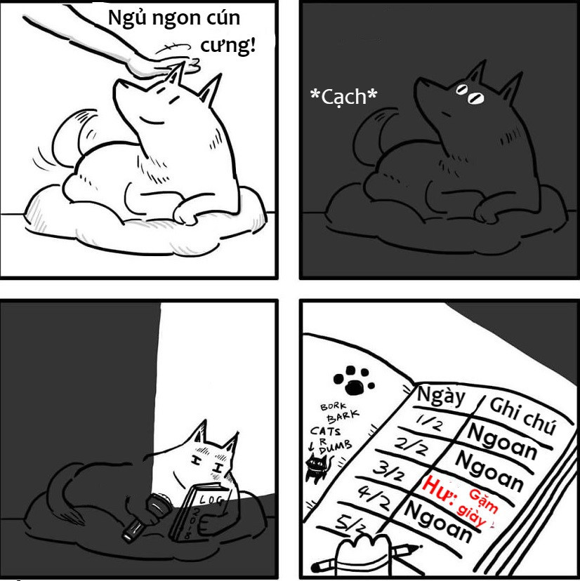 Những chú cún sẽ thường buồn nếu bị la mắng. Chúng luôn tìm cách tỏ ra ngoan ngoãn để được chủ nhân yêu thương.