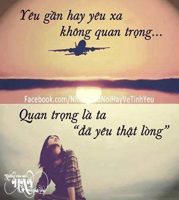 Yeu xa, yeu gan thi chi can tran trong nhau se hanh phuc