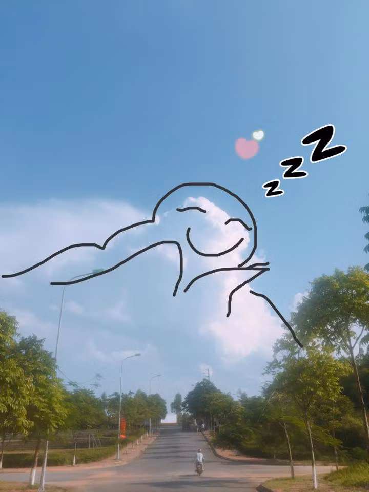 Dù bạn có thể không được khéo tay cho lắm, nhưng chỉ cần thích bạn cũng sẽ có một bức hình vẽ đám mây siêu đáng yêu của riêng mình.