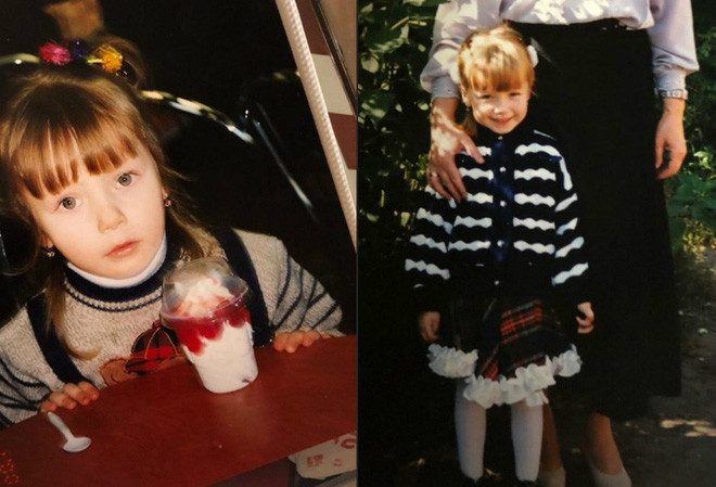 Ngay từ bé, cô nàng đã rất đáng yêu và xinh đẹp rồi.