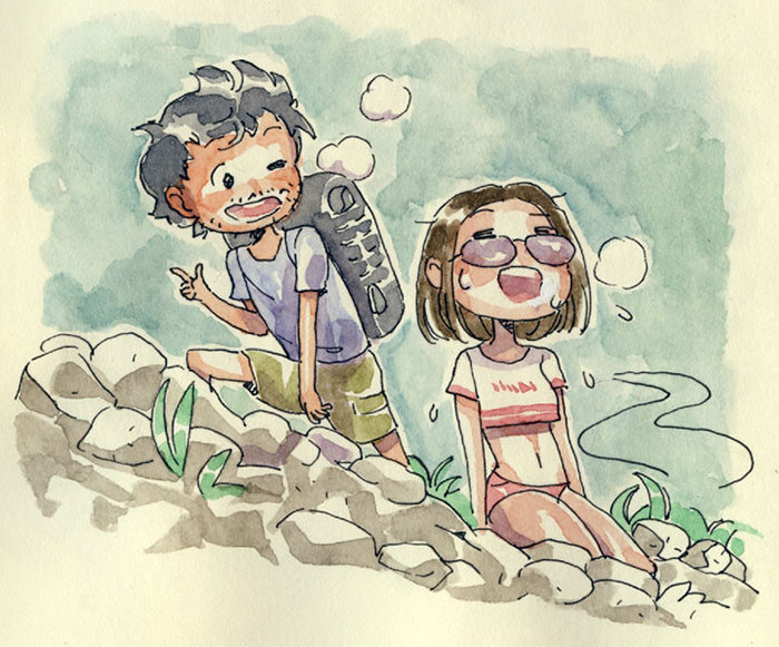 Dù cho phải sớm tạm chia tay nhau để trở về thành phố khác, trở về với guồng quay của công việc và học hành, những khoảnh khắc bên nhau sẽ vẫn luôn được ghi nhớ. Cả hai lại tiếp tục khắc khoải mong chờ đến lần gặp tiếp theo.