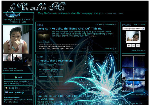 Blog 360 phải càng "màu mè" càng được chú ý, teen code cũng được sử dụng như một công cụ không thể thiếu.