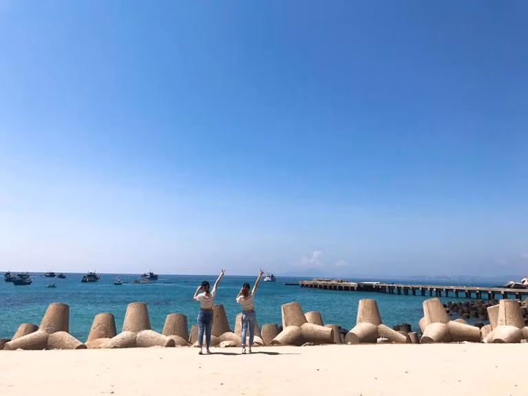  Cù Lao Xanh đẹp và thơ mộng như những thước phim tuyệt vời về thiên nhiên. Chẳng cần khó khăn để săn cho mình những bức ảnh để đời. Chỉ cần đứng 1 chỗ bấm máy là có ảnh đẹp.