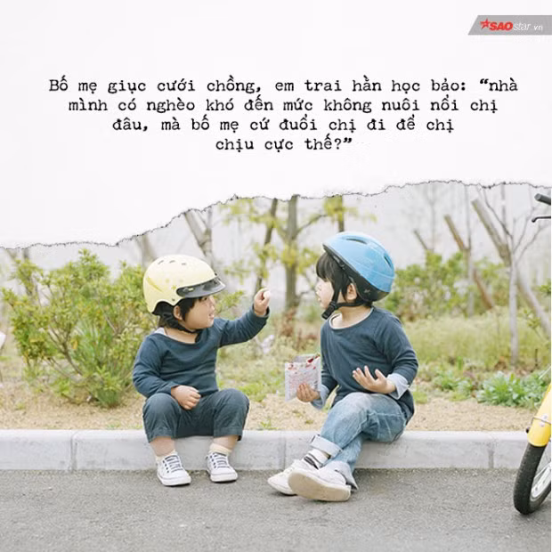 Chị ở thế cả đời em nuôi.