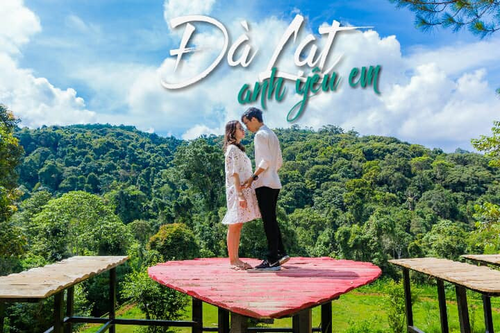 Da Lat tinh het nac trong bo anh cua cap doi 9X me phuot