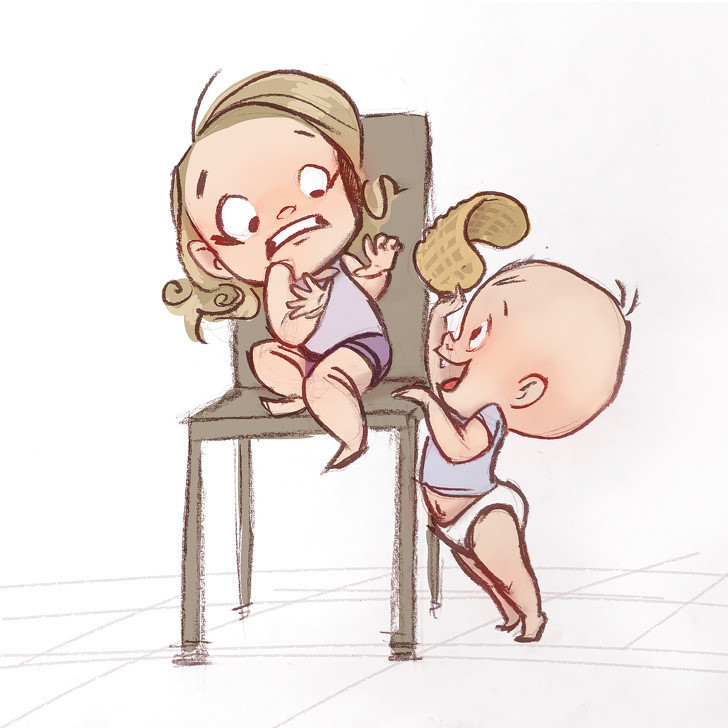 Cô chị mới tí tuổi thôi cũng có những lúc nói năng như "bà cụ non", tỏ ra mình suy nghĩ trưởng thành trước mặt mẹ.