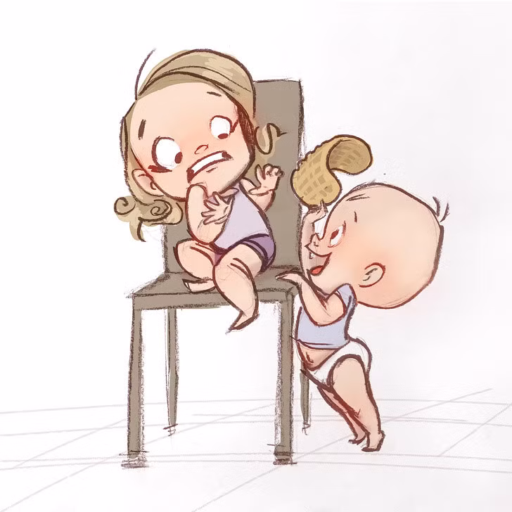 Cô chị mới tí tuổi thôi cũng có những lúc nói năng như "bà cụ non", tỏ ra mình suy nghĩ trưởng thành trước mặt mẹ.