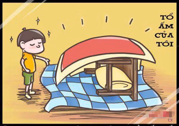 Trò chơi tuổi thơ là những buổi đi "cắm trại" cả ngày trên giường không biết chán. Chỉ cần thêm vài chiến hữu thì có thể chơi hết đêm.