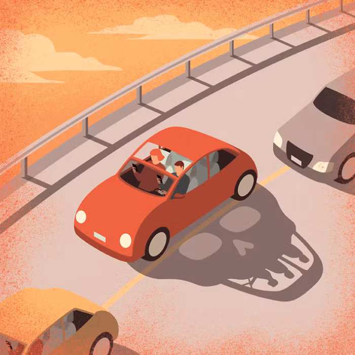 Lơ đễnh khi lái xe đồng nghĩa giáp mặt tử thần.