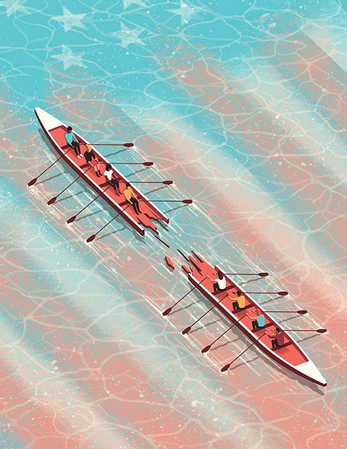 Khi đoàn kết, các bạn sẽ là nhóm "vô đối". Nhưng khi đã chia bè phái, không sớm thì muộn, tất cả cũng chìm bởi chính tính ích kỷ của mình.