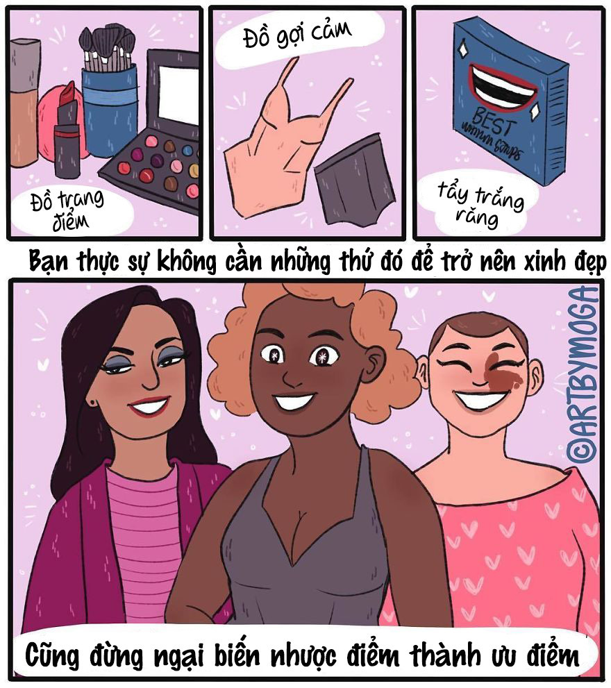 Bộ tranh hài như "đi guốc trong bụng" con gái - Hình 9 Bo tranh hai nhu