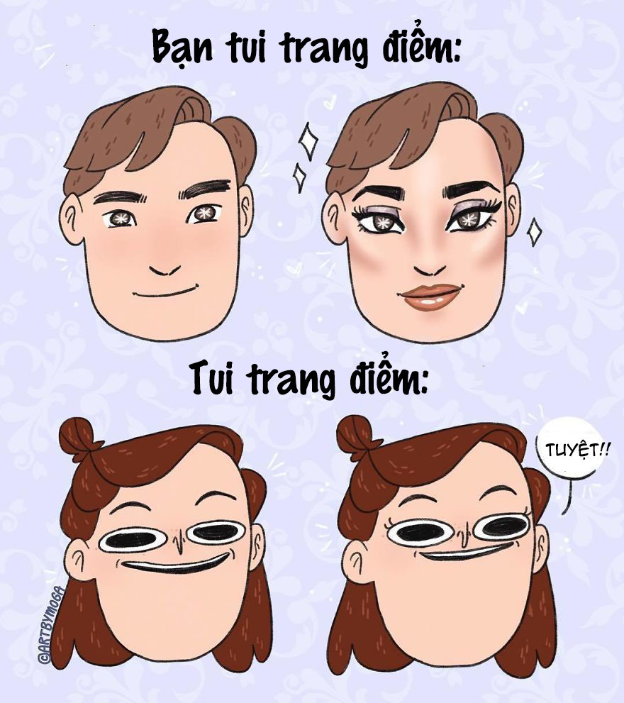 Bộ tranh hài như "đi guốc trong bụng" con gái - Hình 4 Bo tranh hai nhu