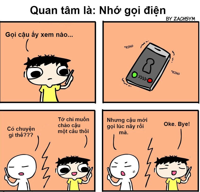 Dù có ở xa hay bận bịu với công việc, nhớ dành chút thời gian gọi điện hay nhắn tin hỏi thăm nhau.