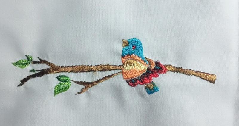 Ngoài ra, cô bạn xinh xắn này còn có niềm đam mê thêu thùa, Một trong những tác phẩm dự thi của nữ sinh 10X.