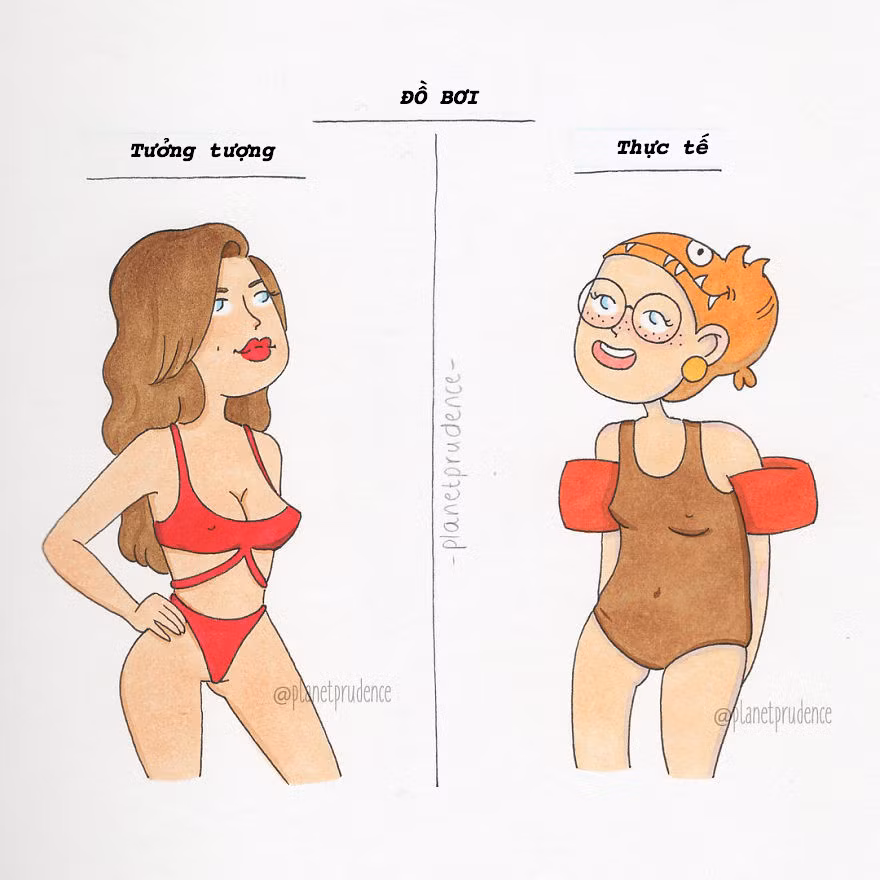 "Hè này diện bikini tắm biển thì mình sẽ quyến rũ lắm nhỉ?", "Lúc đó có nhiều anh quá mình biết chọn ai đây?"... Bao nhiêu ý nghĩ tan thành mây khói vì trước đó bạn quá chiều chuộng bản thân bởi những chiếc hamburger, rồi thì vô vàn ly trà sữa. Dẹp dẹp, không khoe dáng gì nữa.