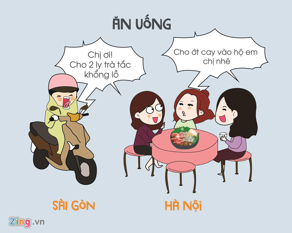 Vào mùa đông, chuyện ăn uống tưởng chừng đơn giản nhưng không phải vậy. Đông gì mà "nắng chang chang", dân Sài Gòn nhiều lúc thèm được như Hà Nội lắm. "Sài Gòn nắng nóng, uống bao nhiêu nước cũng không đủ. Thỉnh thoảng thèm ăn lẩu, rủ mấy đứa bạn không ai chịu đi, hết than thời tiết nóng lại nói nóng trong người. Không lẽ muốn ăn lẩu phải lặn lội ra Hà Nội hay lên Đà Lạt sao?", Thanh Huyền (24 tuổi, Tiền Giang) kể.