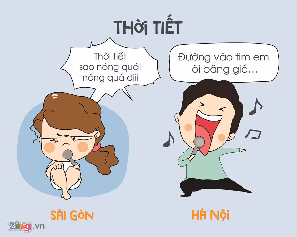"Thấy các bạn Hà Nội than nóng nhưng ít ra còn có lúc nóng, lúc lạnh, đâu như những đứa sống ở Sài Gòn như mình. Đầu năm nóng, cuối năm cũng nóng", Thùy Linh (23 tuổi, Bạc Liêu) nói.
