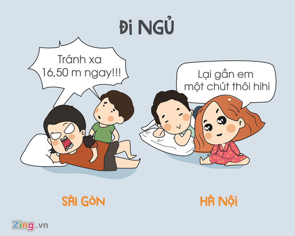 Dân Sài Gòn thèm lắm cảm giác mùa đông, bật điều hòa nhiều tốn tiền mà tắt đi thì ngủ không được. "Không biết các bạn Hà Nội sao chứ tụi mình không dám lại gần nhau luôn ấy. Thời tiết nóng vậy mãi chắc vợ chồng bỏ nhau luôn quá!", Lê Phương (26 tuổi, TP.HCM) tâm sự.