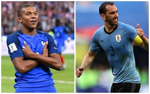 Trung vệ kỳ cựu Diego Godin được giao trách nhiệm theo kèm Mbappe (Ảnh: Getty).