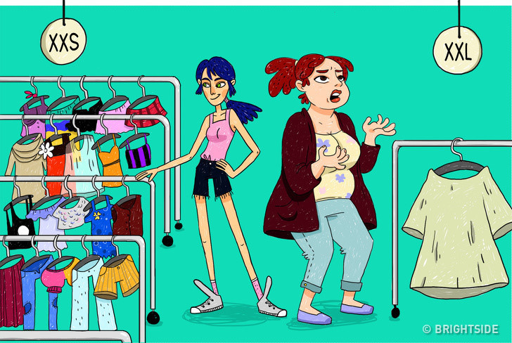 Bộ tranh: Sẽ ra sao khi nàng béo và gầy chơi thân với nhau? - Hình 3 Bo tranh: Se ra sao khi nang beo va gay choi than voi nhau?-Hinh-3