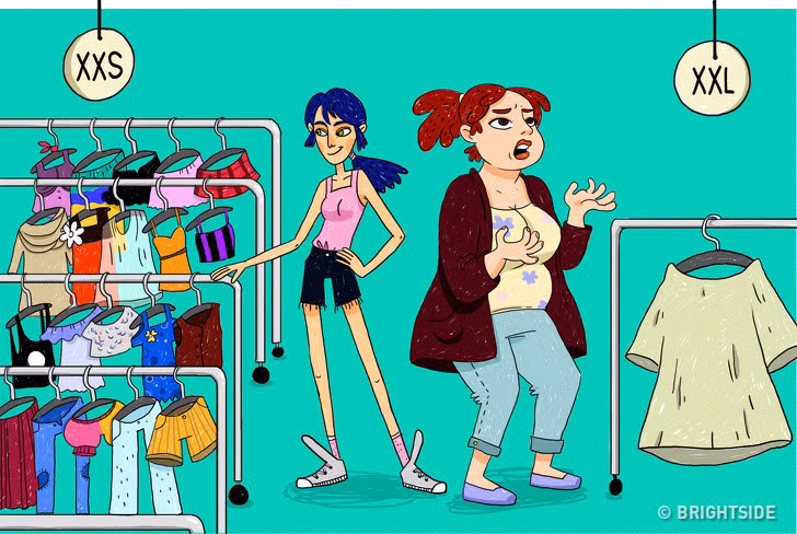 Bộ tranh: Sẽ ra sao khi nàng béo và gầy chơi thân với nhau? - Hình 3 Bo tranh: Se ra sao khi nang beo va gay choi than voi nhau?-Hinh-3