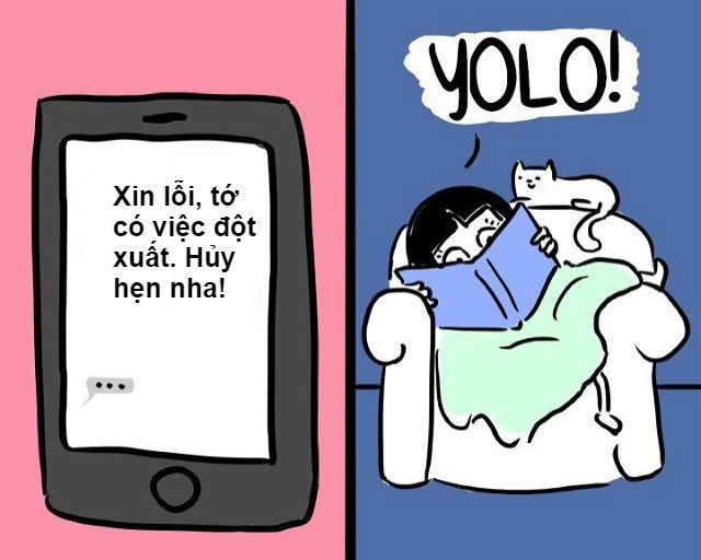 Nỗi khổ con gái khi muốn ra đường là phải xinh đẹp và chỉn chu. Nếu có một cuộc hẹn nhưng đầu bết, không muốn tốn cả tiếng đồng hồ trang điểm, lựa chọn đơn giản của các nàng thường là hủy hẹn, nằm nhà.