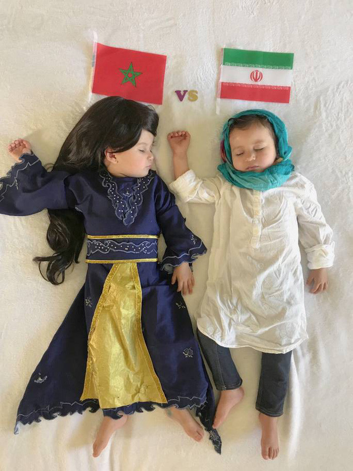 Trận đấu Morroco - Iran World Cup 2018: Bà Franciellen Lemes Fernandes ở Florida, Mỹ dùng chính cách này để tìm hiểu về các nền văn hoá khác nhau trên thế giới