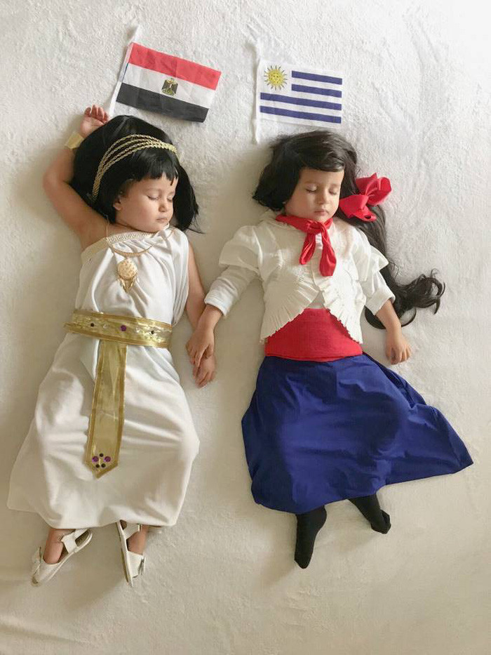 Ai Cập - Uruguay: "Biết là World Cup 2018 sắp đến, tôi phát hiện ra là mình chẳng biết gì về các nước cả, thậm chí cả cờ của họ cũng không", bà mẹ chia sẻ