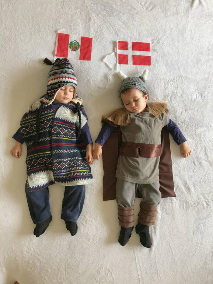 Peru - Đan Mạch: Theo bà mẹ, các bộ đồ được làm từ quần áo cũ của lũ trẻ cùng những món đồ nghệ thuật thủ công trong nhà