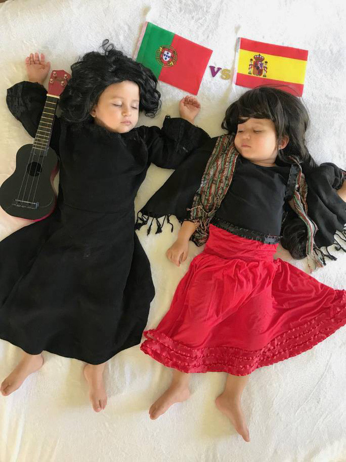 Tây Ban Nha - Bồ Đào Nha: "Mục đích của tôi là để biết thêm về các nền văn hoá khác nhau và tôn vinh từng quốc gia", bà mẹ tâm sự