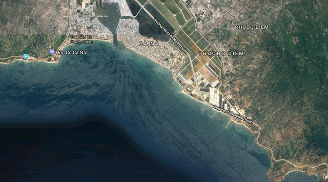 Cung đường này được mệnh danh là một trong những cung đường đẹp nhất Việt Nam - Ảnh chụp vệ tinh. Ảnh: HỒ HOÀNG HUY