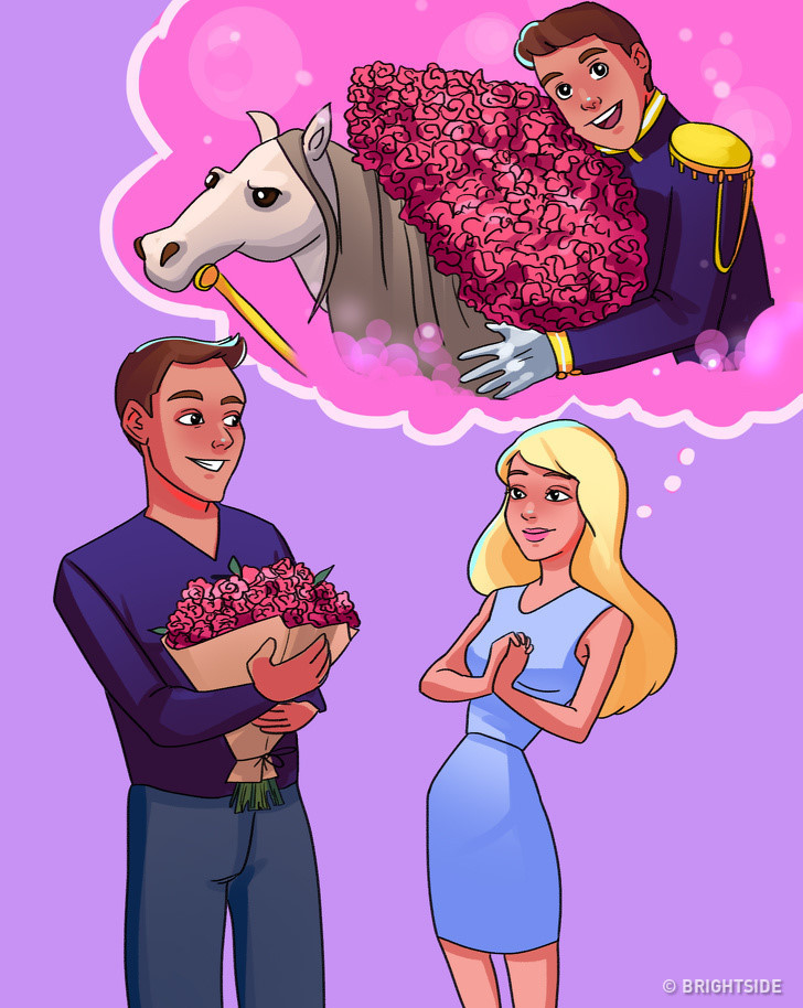 7. Mơ mộng hão huyền: Điều quan trọng nhất khi tiến đến tình yêu là phải có tình cảm với người đó, không phải vì những gì anh ta có. Một cặp sẽ bền vững nếu cả hai cùng nhau hướng đến giấc mơ chung, thay vì một người sống trong ảo mộng.