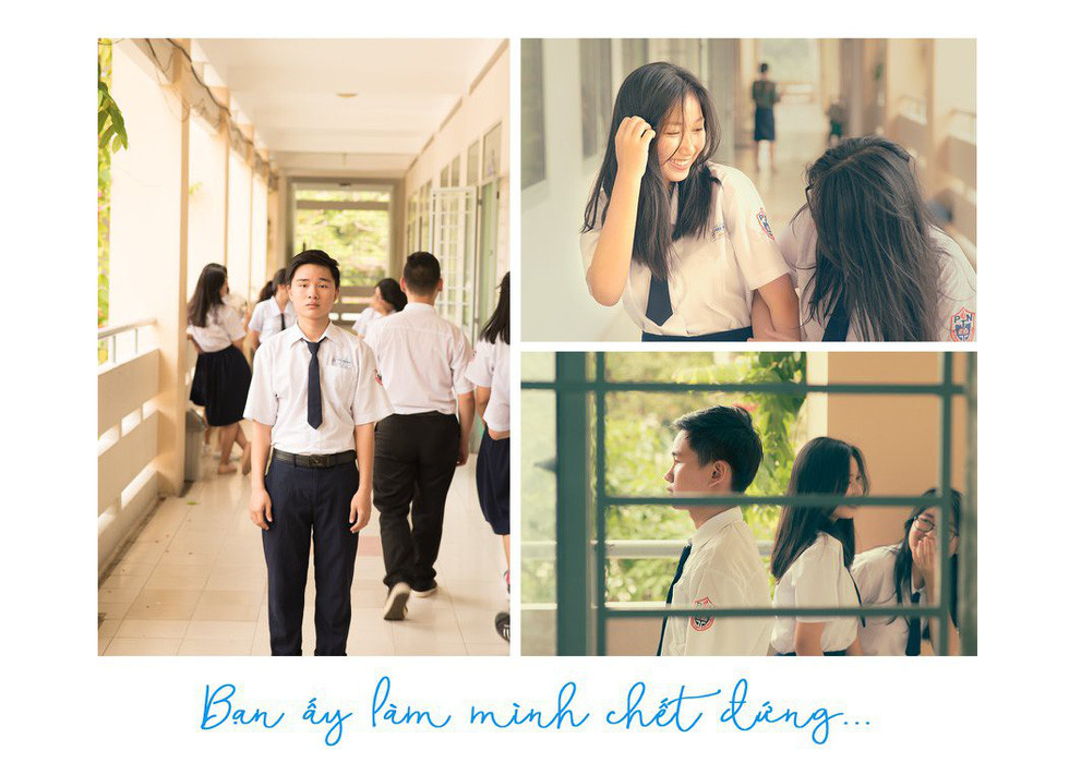 Mình chọn cái tên ‘Thời cảm nắng’ để đặt cho bộ ảnh. Đây có lẽ là cái tên phù hợp để nói về thời chúng ta thầm thương trộm nhớ, khi mà cái bạo trong tình yêu vẫn chưa xuất hiện. Khi bạn trải qua rồi, lúc nhìn lại sẽ không thấy một giai đoạn nào của tình yêu có thể đẹp hơn", 9X chia sẻ.