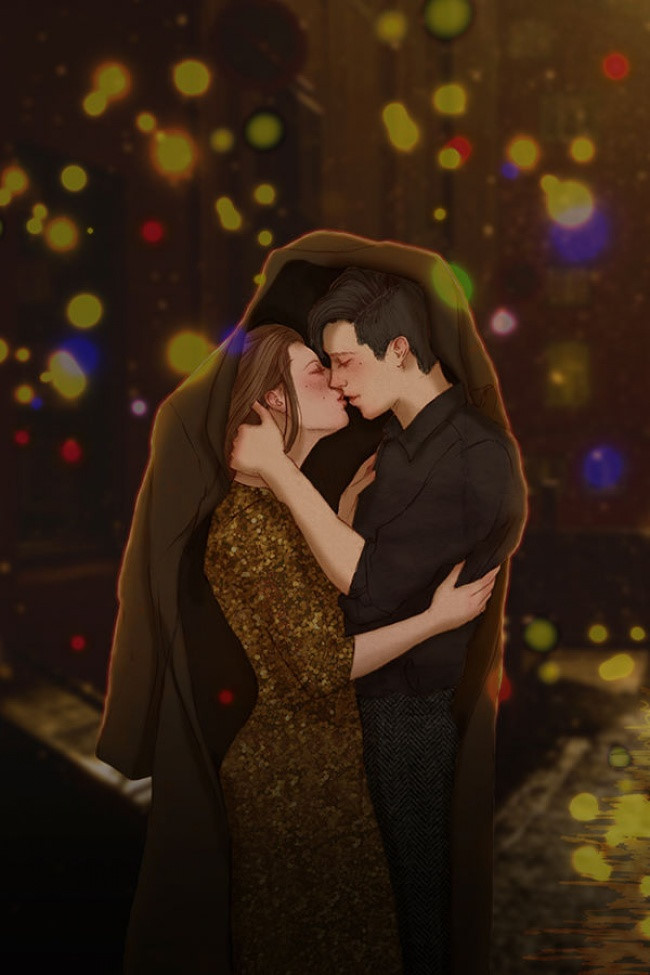 Một nụ hôn bất chợt khi cả hai cùng đi dạo sẽ khiến bạn cảm thấy hạnh phúc suốt nhiều ngày. Một nụ hôn bất chợt khi cả hai cùng đi dạo sẽ khiến bạn cảm thấy hạnh phúc suốt nhiều ngày.