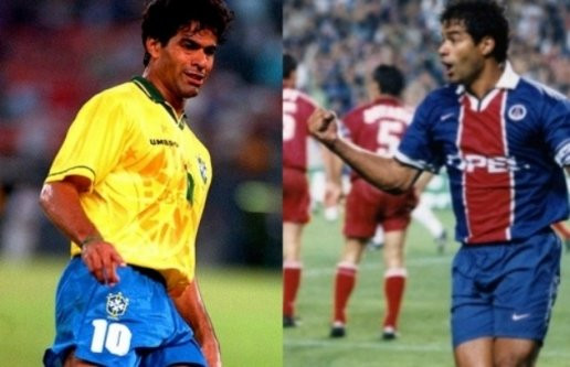 Rai Souza trong màu áo đội tuyển quốc gia và Paris Saint-Germain.