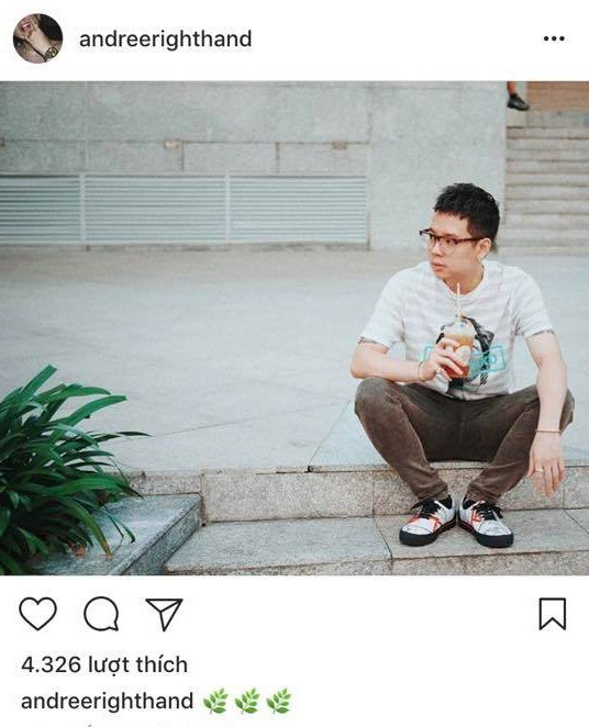 Andree và A.C từng đăng ảnh xuất hiện tại cùng một địa điểm. Ảnh chụp màn hình.