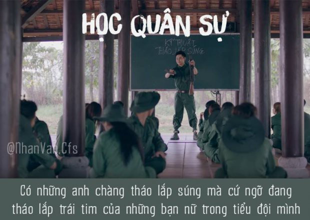 Khi chưa bắt đầu học bạn sẽ không bao giờ nghĩ mình có thể lắp được súng, rất khó, quá nhiều bước phải làm sao để thực hiện cho trôi chảy. Ấy vậy mà khi sắp kết thúc tháng quân sự, bạn sẽ đặt ngược lại câu hỏi. Có gì quá khó đâu mà mình đã có lúc sợ sệt thế.