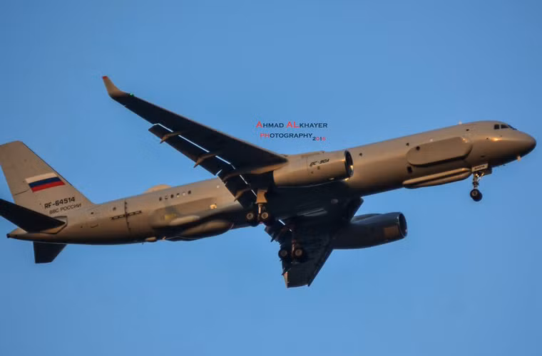 Máy bay do thám điện tử Tu-214R. Nguồn ảnh: Ahmad Rabiaa Alkhayer