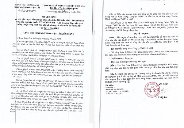 Cong ty A&H trung lien tiep 2 goi thau cua So GTVT Kien Giang-Hinh-5