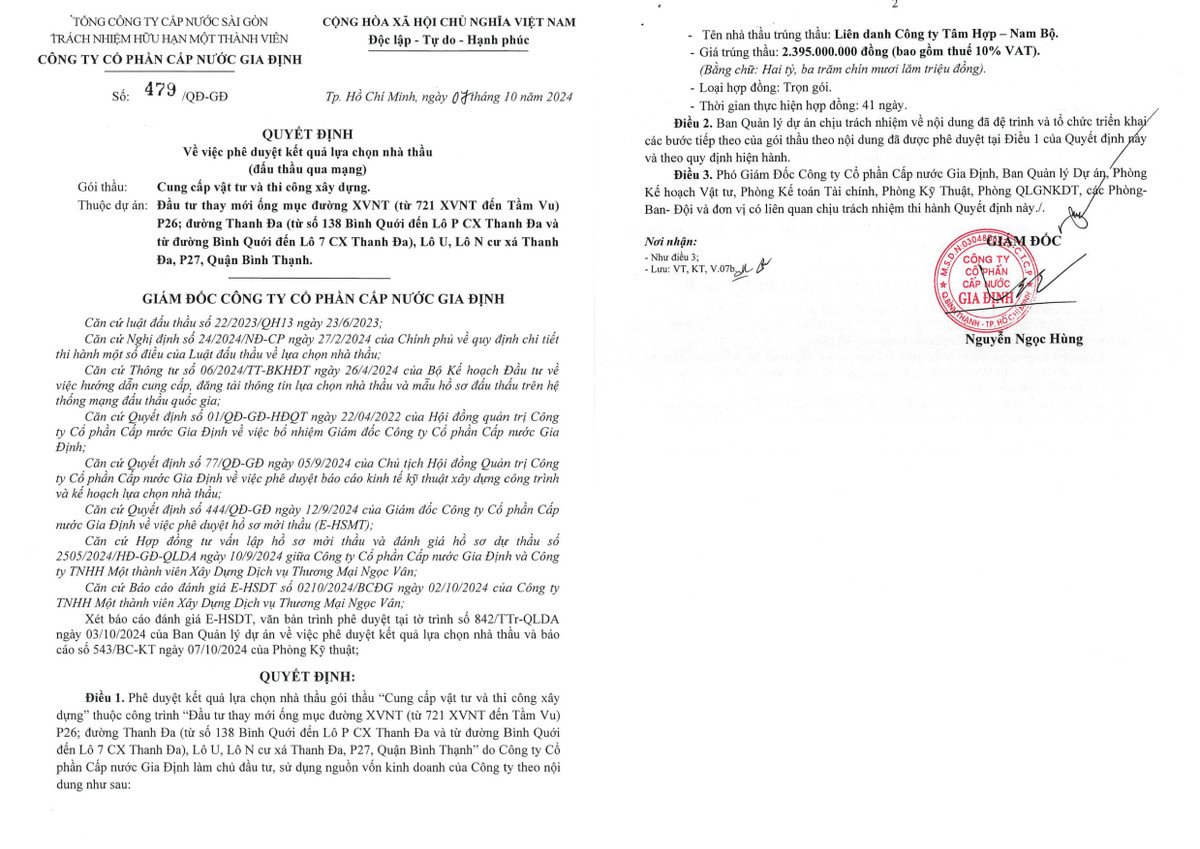 Cap Nuoc Gia Dinh: Cty Tam Hop vuot 06 doi thu, thang goi thau gan 2 ty-Hinh-2