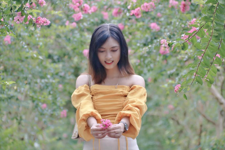 Mang vẻ đẹp dịu dàng, thanh cao, hoa tường vi được các cô gái trẻ đặc biệt yêu thích. Con đường hoa này đang dần trở thành điểm đến lý tưởng cho những người yêu hoa và muốn lưu lại những bức hình đẹp cùng loài hoa mỏng manh này.